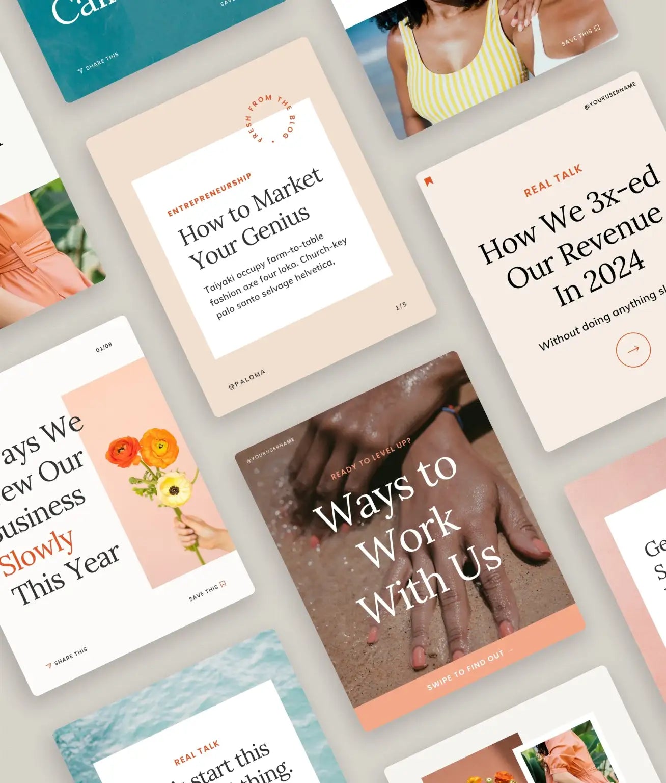 Paloma Social Media Canva Templates