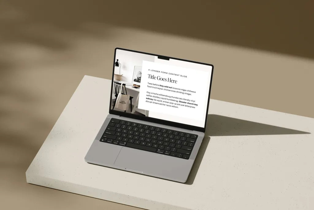 The Speaking + Presentation Canva Slide Deck