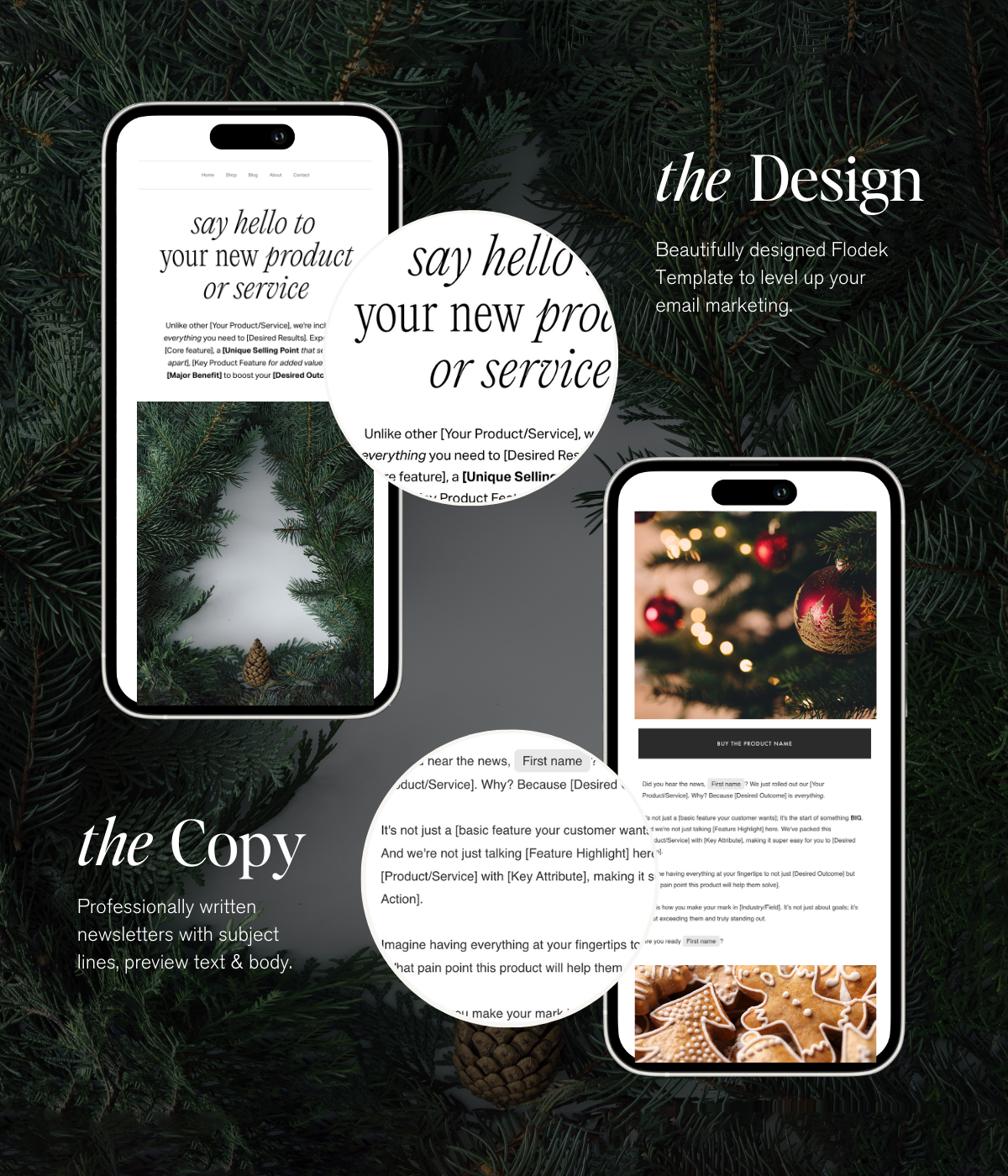 Happy Holidays Flodesk Template