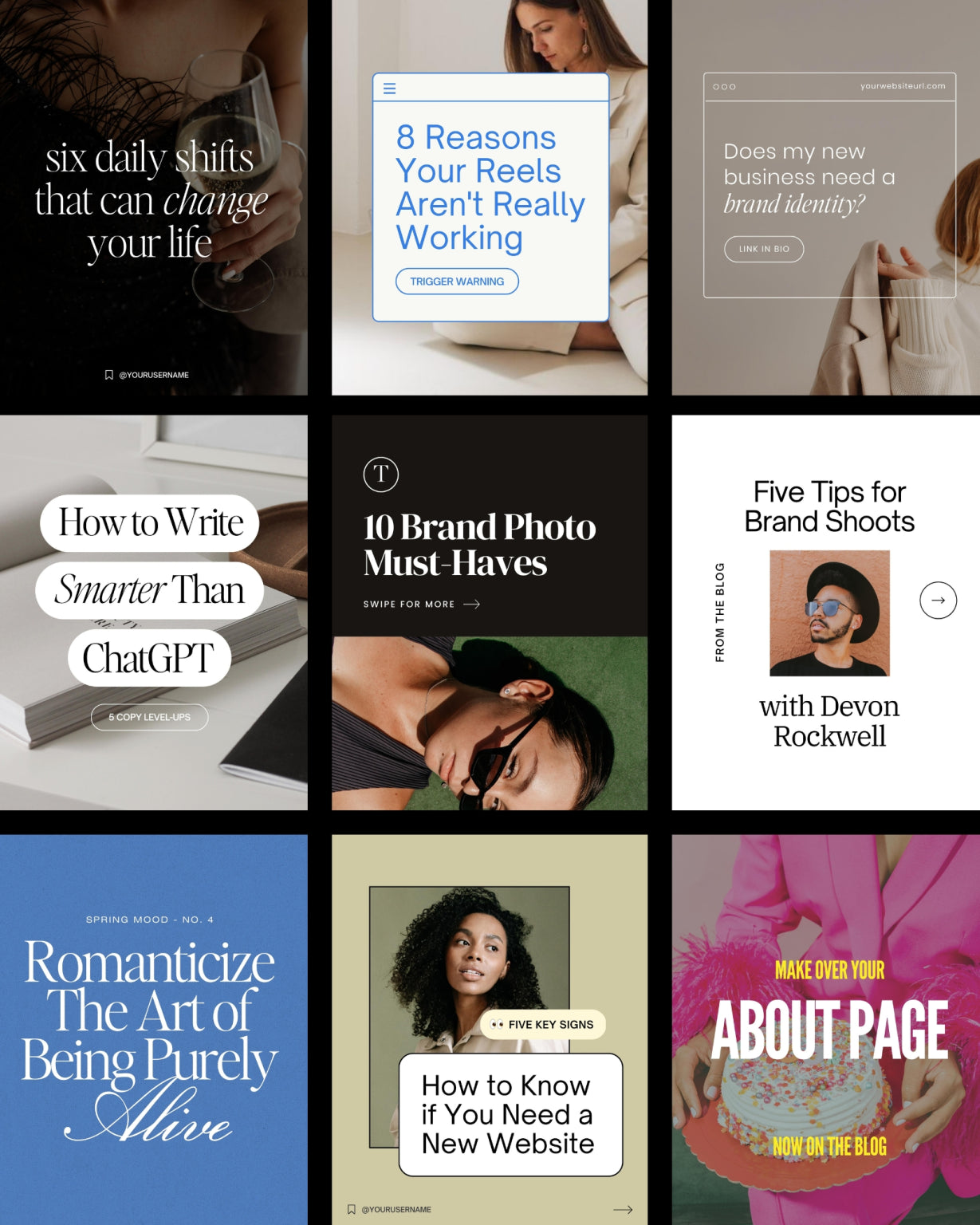 Campari Content Templates (Batch No. 03)