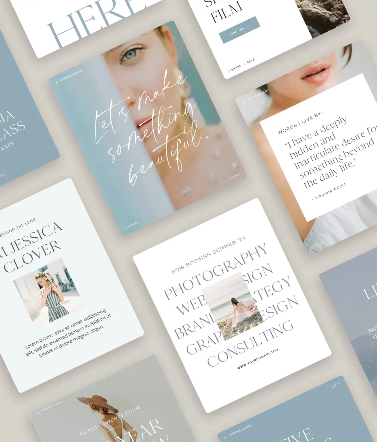 Clover Social Media Canva Templates