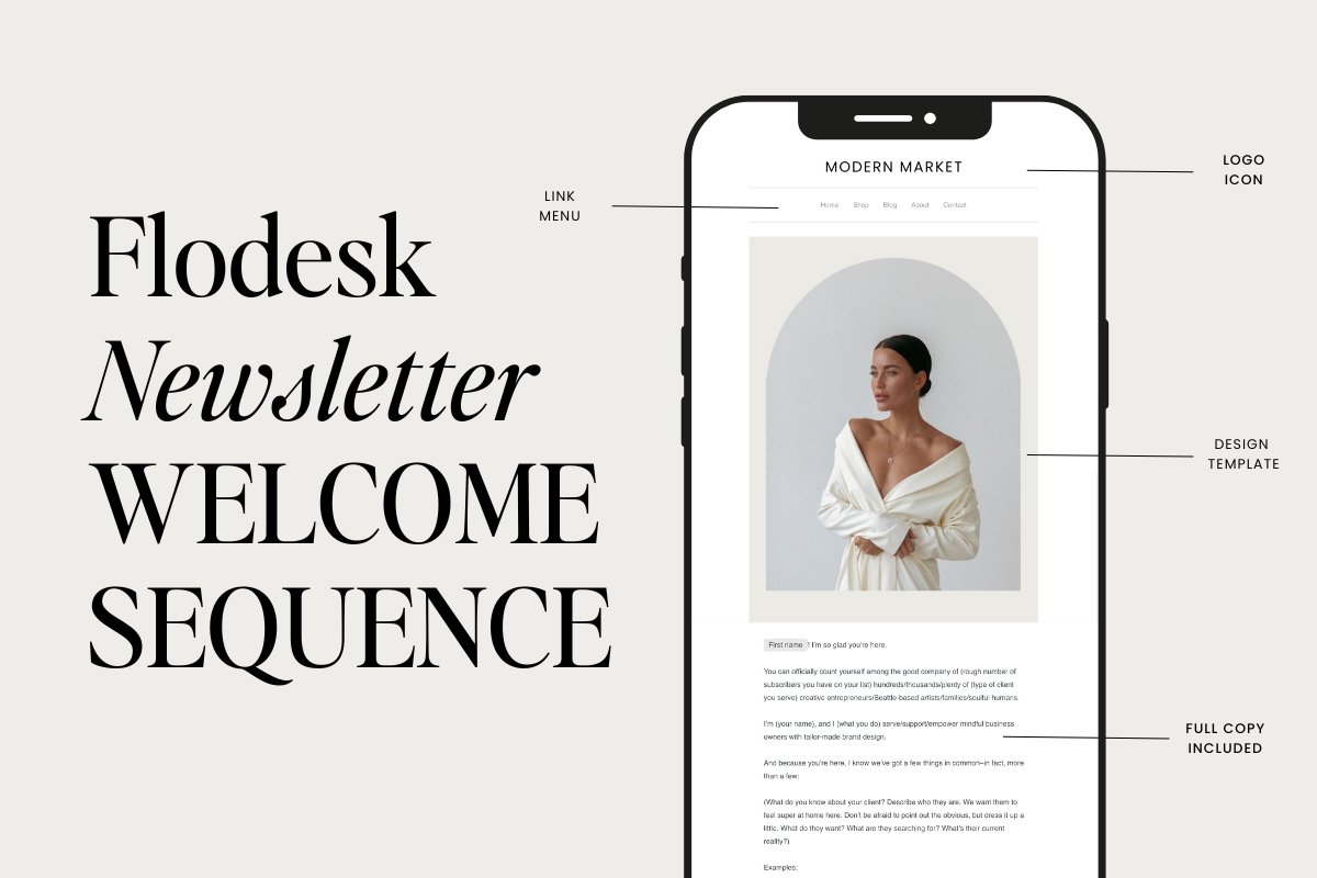 Email Welcome Sequence Flodesk Template