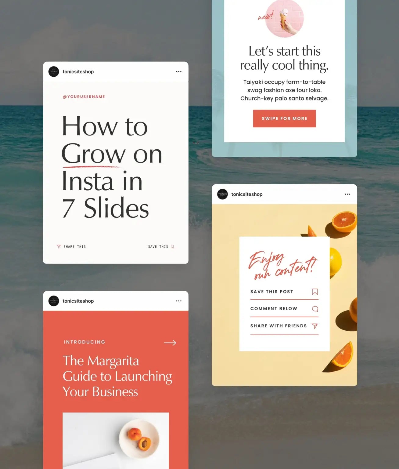 Margarita Social Media Canva Templates