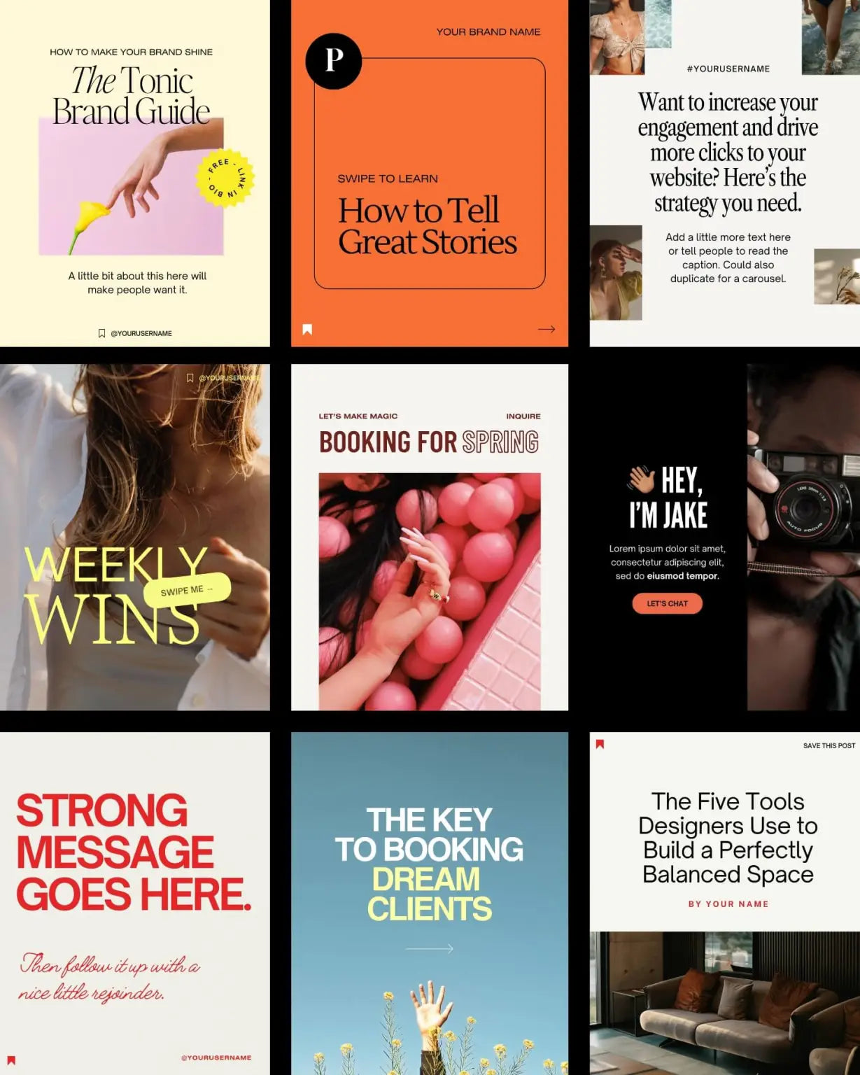 Citrón Canva Content Templates (Batch No. 04)